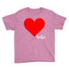 Besties Heart Family Matching Youth Tee