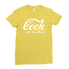 cock   taste the difference funny Ladies Fitted T-Shirt