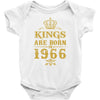 kings are born in 1966 Baby Onesie