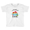 a turtle made it to the water Toddler T-shirt