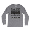all men are created equal january Long Sleeve Shirts