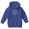 funny male brain ideal birthday gift or present Youth Hoodie