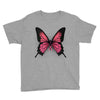 breast cancer butterfly Youth Tee