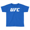 ufc white logo Toddler T-shirt