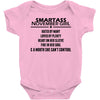 Smartass November Girl Baby Onesie