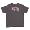 pig oink funny Youth Tee