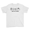 space are friends black Youth Tee