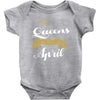 queens are born in april Baby Onesie