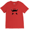 panda gun V-Neck Tee