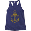 anchored faith Racerback Tank