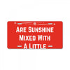 March Girls License Plate