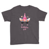 birthday unicorn family series birthday girl Youth Tee