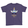 birthday unicorn family series birthday boy Youth Tee