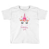 birthday unicorn family series birthday girl Toddler T-shirt
