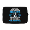 Fishing Grandpa Laptop cover
