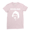 rivelino brazil 70s football world cup legend retro Ladies Fitted T-Shirt
