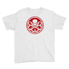 red skull logo avengers marvel comics gift Youth Tee