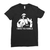 iron sheik wrestling iran funny Ladies Fitted T-Shirt