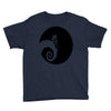 nightmare before christmas black logo Youth Tee