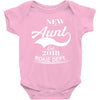 New Aunt 2018 Rokie Dept. Baby Onesie