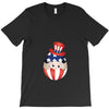 4th of July Peeking Baby Inside Egg T-Shirt