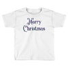 merry christmas colorful glitter Toddler T-shirt