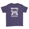 March Girls Are Sunshine Mixed With A Little Hurricane Youth Tee