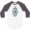 wizard pizza 3/4 Sleeve Shirt