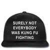 surely not everybody was kung fu fighting Snapback