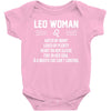 Leo Woman Baby Onesie
