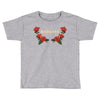 badassy with roses Toddler T-shirt