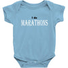 i do marathons Baby Onesie