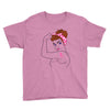 breast cancer girl power Youth Tee