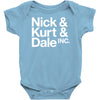 nick kurt dale Baby Onesie