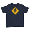big foot xing big foot crossing sasquatch Youth Tee