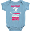 god found autism moms Baby Onesie