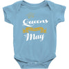 queens are born in may Baby Onesie