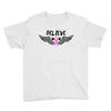 angel wing believe breast cancer Youth Tee