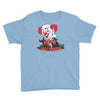 happy halloween clown Youth Tee