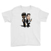 pulp fiction caricature ideal birthday gift present Youth Tee