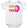 She Wants The D - Dunkin Donuts Baby Onesie