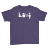 love  funny weapons retro war urban art guns knife cool peace Youth Tee