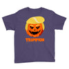 trumpkin funny donald trump pumpkin Youth Tee