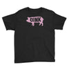 pig oink funny Youth Tee