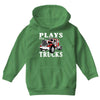 plays with trucks family matching Youth Hoodie