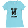 under new management stag night wedding mens Ladies Fitted T-Shirt