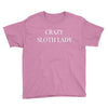 crazy sloth lady Youth Tee