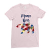 mama bear floral Ladies Fitted T-Shirt