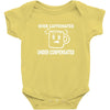 over caffeine Baby Onesie