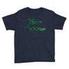 merry christmas green glitter Youth Tee